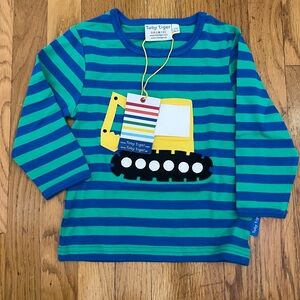 NWT Toby Tiger Digger Long Sleeve Tee 2-3y